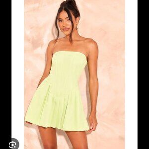 Never Worn Lime Green Mini Dress